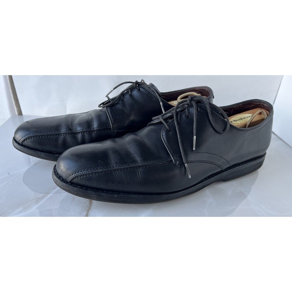 Allen Edmonds Road Warriors Laceup Oxfords Men Black Leather Shoes Sz 14 B 1601